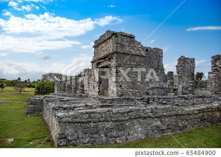 Mexico Tulum Ruins Temple 65484900