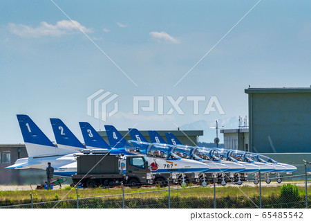 Blue sky and blue impulse Matsushima base 65485542