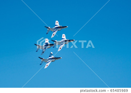 Blue sky and blue impulse Matsushima base 65485989