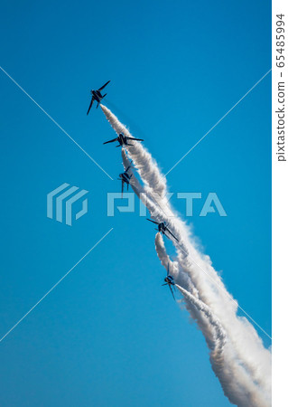 Blue sky and blue impulse Matsushima base 65485994