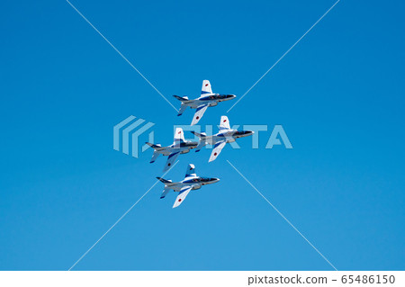 Blue sky and blue impulse Matsushima base 65486150