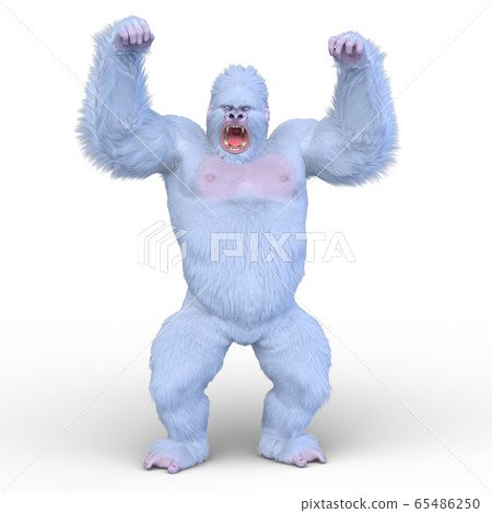 White gorilla White gorilla 65486250