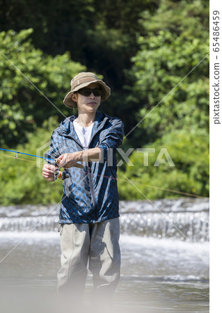 Mountain stream fishing image Male to mountain stream fishing 65486459