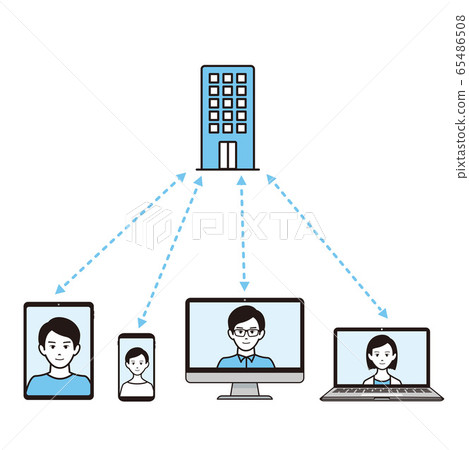 遠程工作 遠程工作 65486508