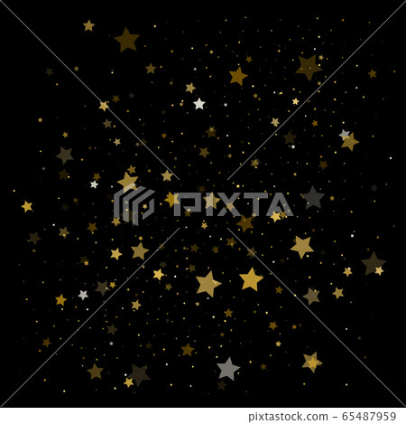 Vector background with gold stars Vector background with gold stars 65487959