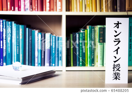 Background material / bookshelf background online lesson Background material / bookshelf background online lesson 65488205