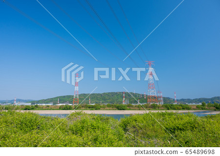 春天的淀川風景 春天的淀川風景 65489698