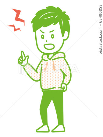 Men arguing pose illustration Men arguing pose illustration 65490855