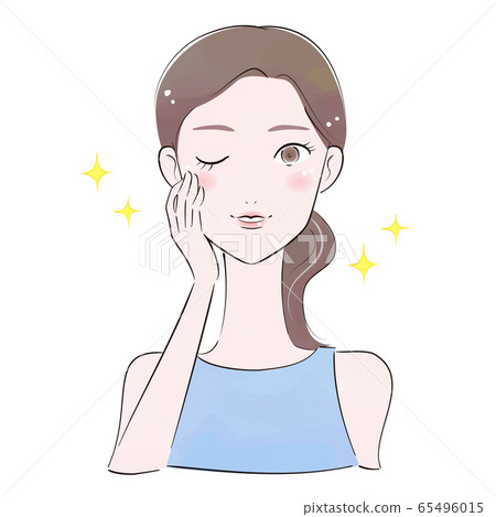 Woman winking Woman winking 65496015