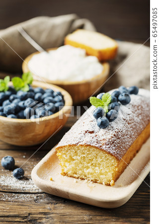 Homemade plum cake Homemade plum cake 65497085