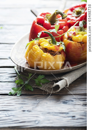 stuffed peppers with meat stuffed peppers with meat 65498738
