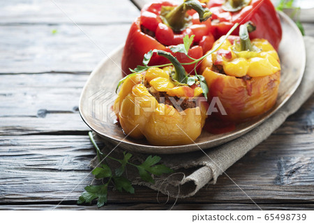 stuffed peppers with meat stuffed peppers with meat 65498739