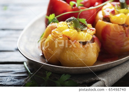 stuffed peppers with meat stuffed peppers with meat 65498740