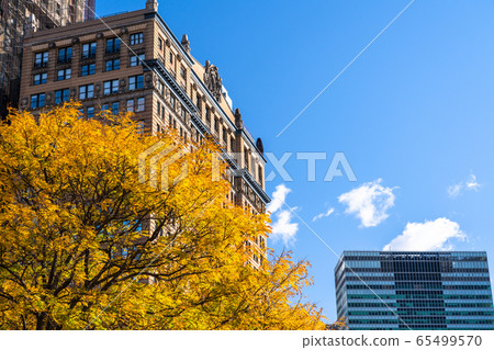 《紐約》在曼哈頓下城的砲台公園周圍 《紐約》在曼哈頓下城的砲台公園周圍 65499570