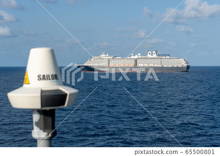MS WESTERDAM, the third ship of the Vista Class cruise ship owned by Holland America Line sails in the sea during the trip to Thailand. 65500801