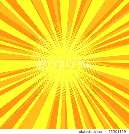 yellow sun rays pop art background yellow sun rays pop art background 65501159