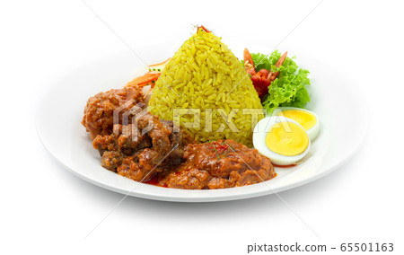 Nasi Tumpeng Mini (Ayam, daging) Rice with Nasi Tumpeng Mini (Ayam, daging) Rice with 65501163