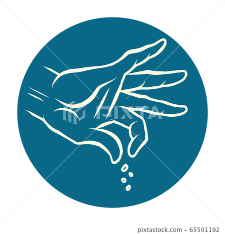 hand feed pour gesture. cook food cooking hand feed pour gesture. cook food cooking 65501192