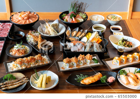 Vareity of Japanese food 65503000