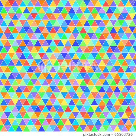Triangle pattern. Seamless vector - Stock Illustration [65503726] - PIXTA
