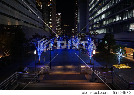 Minato Mirai的聖誕節照明 65504670