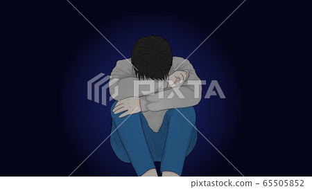 Depressed boy 65505852