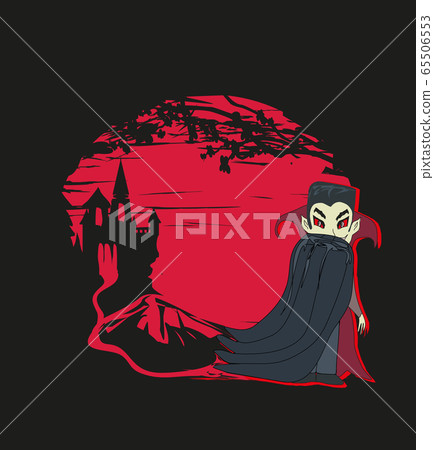 Vampire Night Halloween Card Vampire Night Halloween Card 65506553