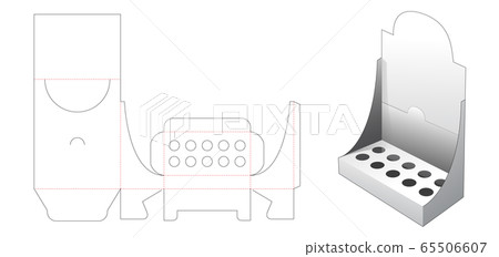 packaging box die cut template packaging box die cut template 65506607
