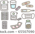 Set of daily medical items 65507090