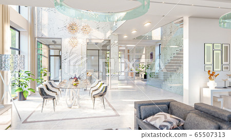 living room interior 3d illustration living room interior 3d illustration 65507313