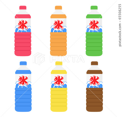 Illustration of shaved ice syrup 65508255