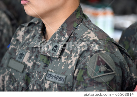 大韓民國陸軍制服上的所謂軍銜徽章 大韓民國陸軍制服上的所謂軍銜徽章 65508814