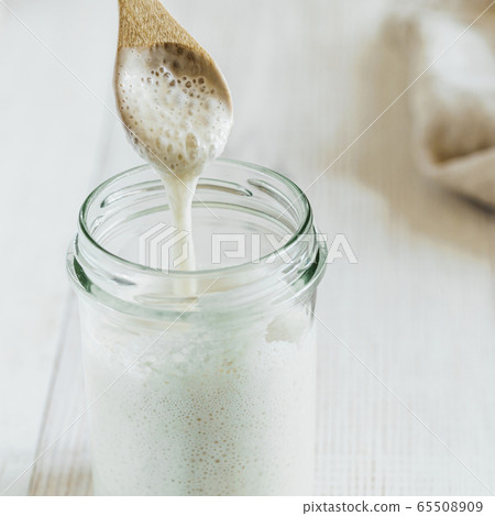 Ready for making bread sourdough starter Ready for making bread sourdough starter 65508909