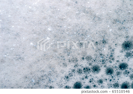 Soapy white foam, shiny water bubbles Soapy white foam, shiny water bubbles 65510546