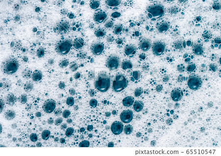 Soapy white foam, shiny water bubbles Soapy white foam, shiny water bubbles 65510547