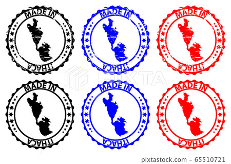 Made in Ithaca rubber stamp Made in Ithaca rubber stamp 65510721