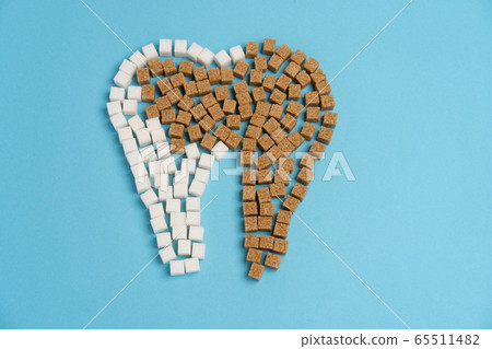 Sugar destroy tooth enamel leads tooth decay Sugar Sugar destroy tooth enamel leads tooth decay Sugar 65511482