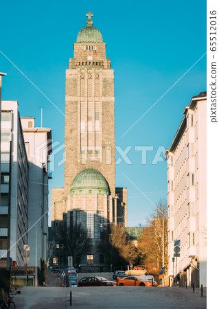 Helsinki, Finland. View Of Lutheran Kallio Church In Winter Day Helsinki, Finland. View Of Lutheran Kallio Church In Winter Day 65512016
