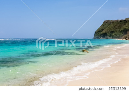 View on Karma beach on Bali, Indonesia 65512899