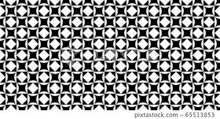 Black And White Seamless Abstract Pattern Vector Illustration 65513853