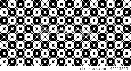 Black And White Seamless Abstract Pattern Vector Illustration 65513855