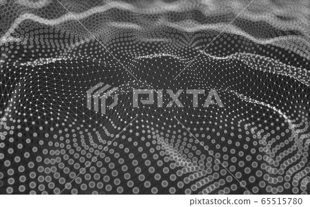 Abstract background. Molecules technology with 65515780