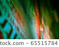 CloseUp LED blurred screen. LED soft focus 65515784