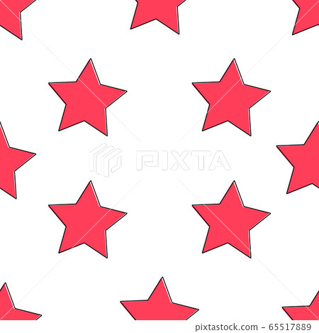 Seamless abstract Star pink pattern on white background, Vector illustration texture for paper, wrapping and fabric Seamless abstract Star pink pattern on white background, Vector illustration texture for paper, wrapping and fabric 65517889