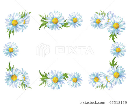 White daisy frame 65518159