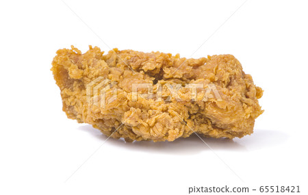 Fried chicken an isolated on white background Fried chicken an isolated on white background 65518421