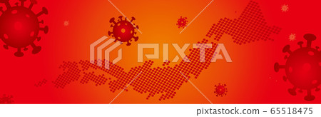 矢量 日暈 冠狀病毒 65518475