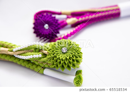 White background obi obi chrysanthemum cute japan kimono kimono Japanese pattern 65518534