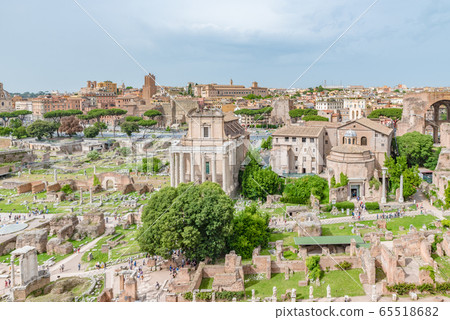 World heritage Roman Forum Rome 65518682
