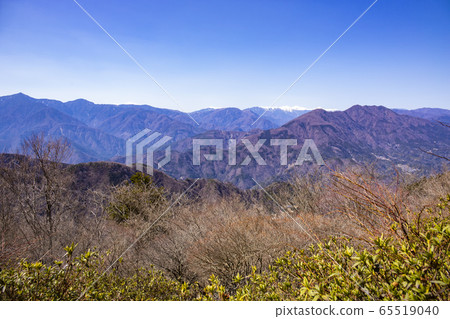 [Yamanashi Prefecture] Spring Minobu Ropeway View from the northern observatory 65519040
